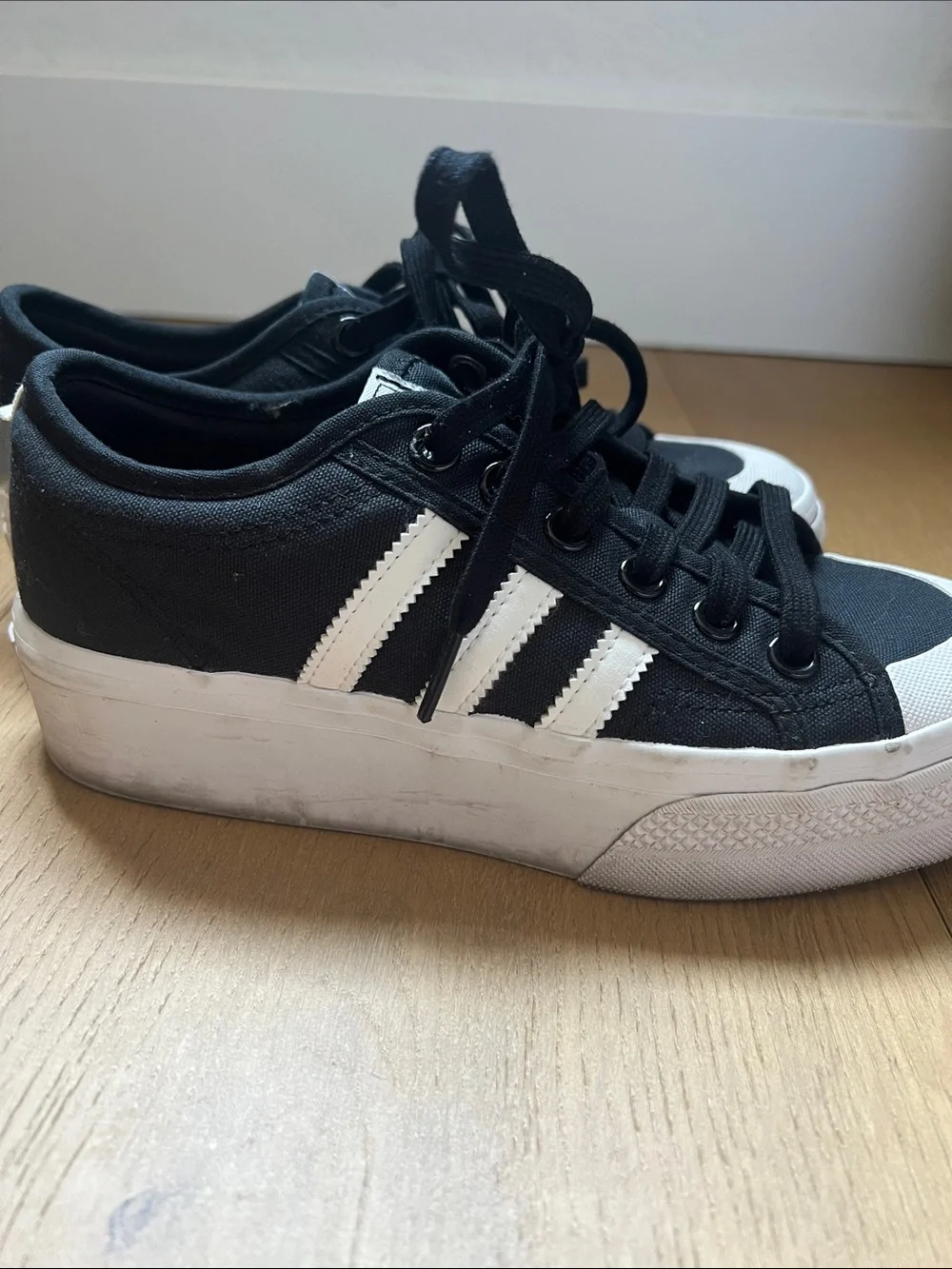 Adidas Nizza platform shoes